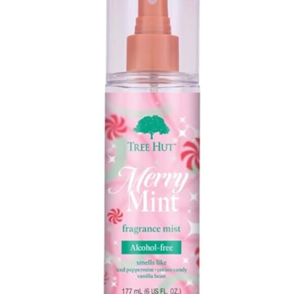 Tree Hut Merry Mint Self-Care Bundle – Scrub, Wash, Mist & Lip Butter (4 Items) - Picture 12 of 14